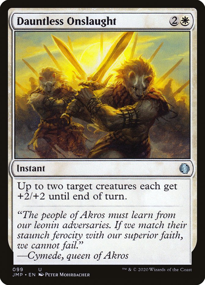 Dauntless Onslaught [Jumpstart] MTG Single Magic: The Gathering | Red Claw Gaming