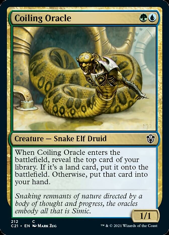 Coiling Oracle [Commander 2021] MTG Single Magic: The Gathering | Red Claw Gaming