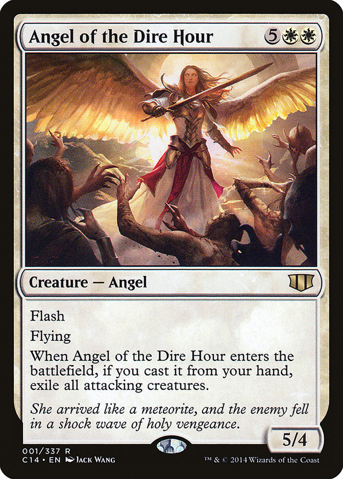 Angel of the Dire Hour [Commander 2014] MTG Single Magic: The Gathering | Red Claw Gaming