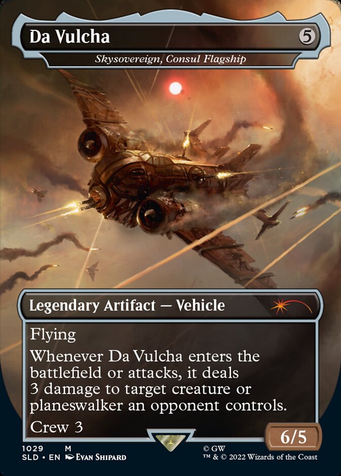 Da Vulcha - Skysovereign, Consul Flagship (Borderless) [Secret Lair Drop Series] MTG Single Magic: The Gathering | Red Claw Gaming