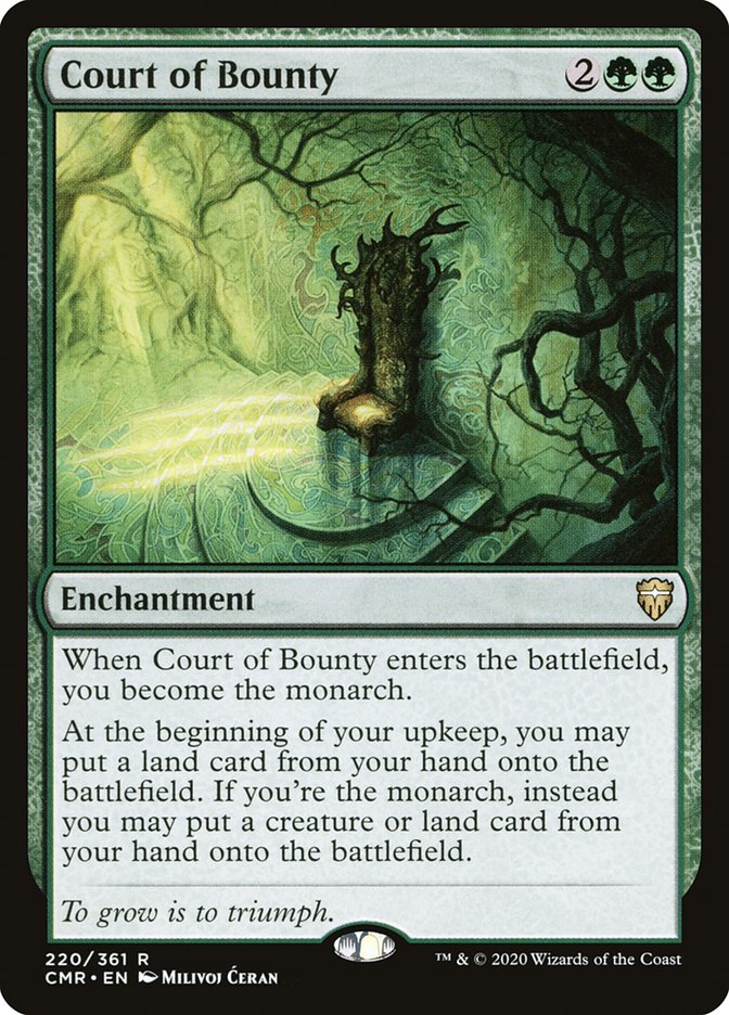 Court of Bounty [Commander Legends] MTG Single Magic: The Gathering | Red Claw Gaming