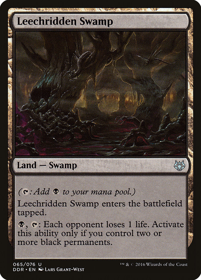 Leechridden Swamp [Duel Decks: Nissa vs. Ob Nixilis] MTG Single Magic: The Gathering | Red Claw Gaming