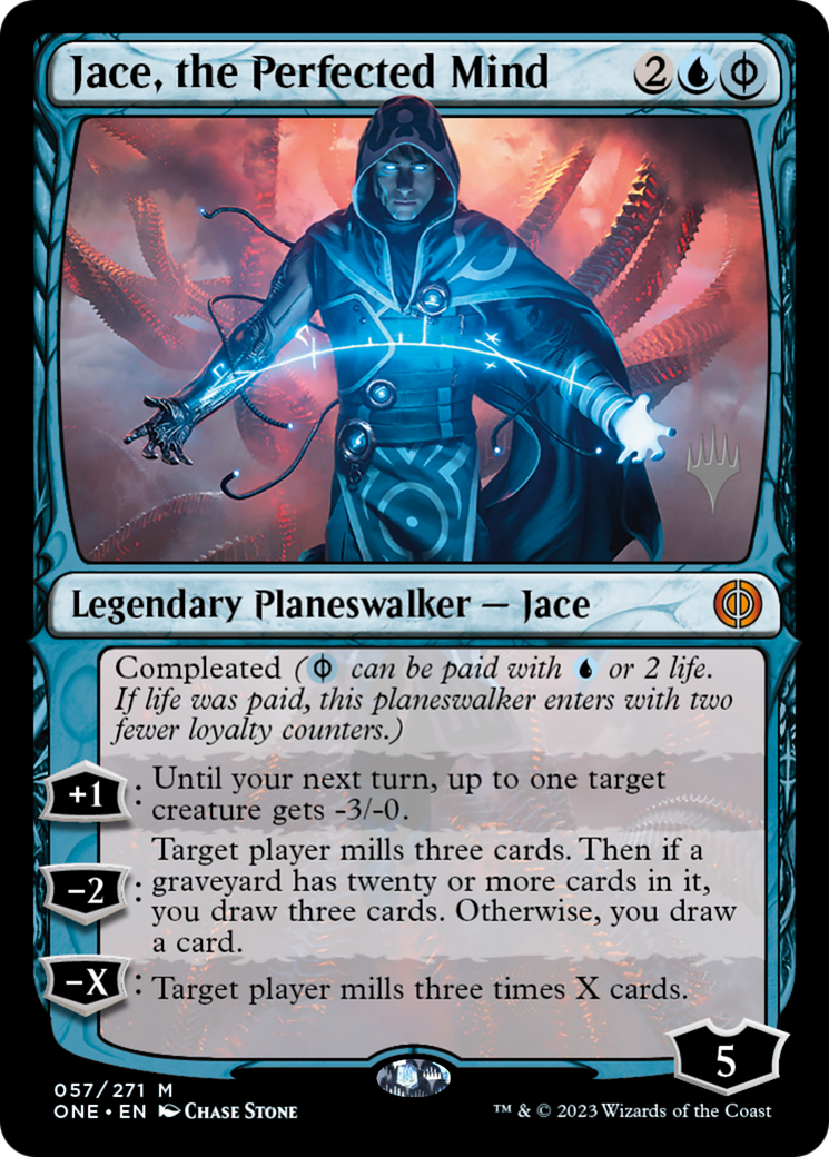 Jace, the Perfected Mind (Promo Pack) [Phyrexia: All Will Be One Promos] MTG Single Magic: The Gathering | Red Claw Gaming