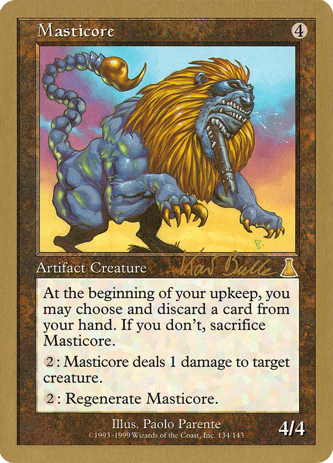 Masticore (Kai Budde) [World Championship Decks 1999] MTG Single Magic: The Gathering | Red Claw Gaming
