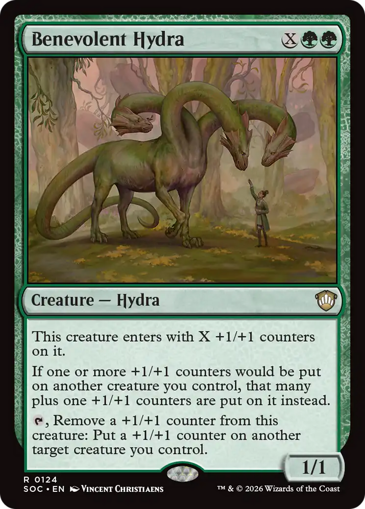 Benevolent Hydra [Secrets of Strixhaven Commander] MTG Single Magic: The Gathering | Red Claw Gaming