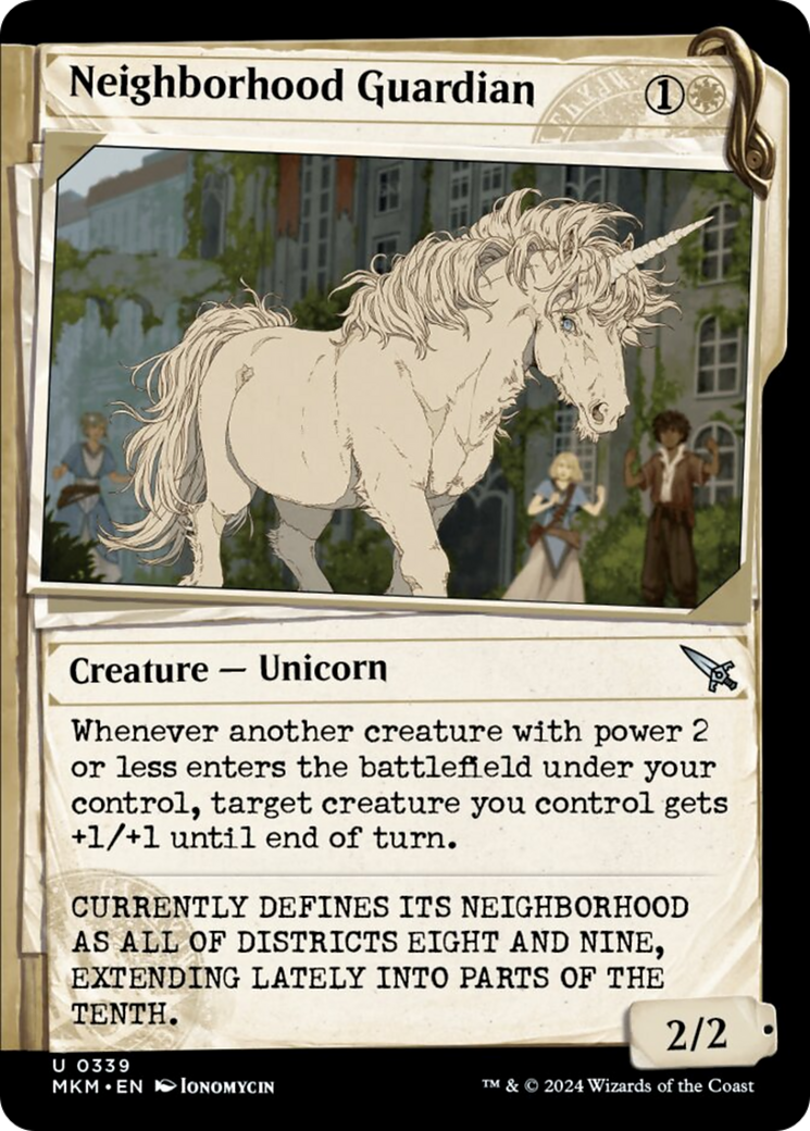 Neighborhood Guardian (Showcase) [Murders at Karlov Manor] MTG Single Magic: The Gathering    | Red Claw Gaming