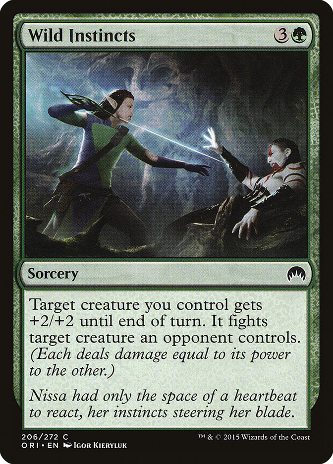 Wild Instincts [Magic Origins] MTG Single Magic: The Gathering | Red Claw Gaming