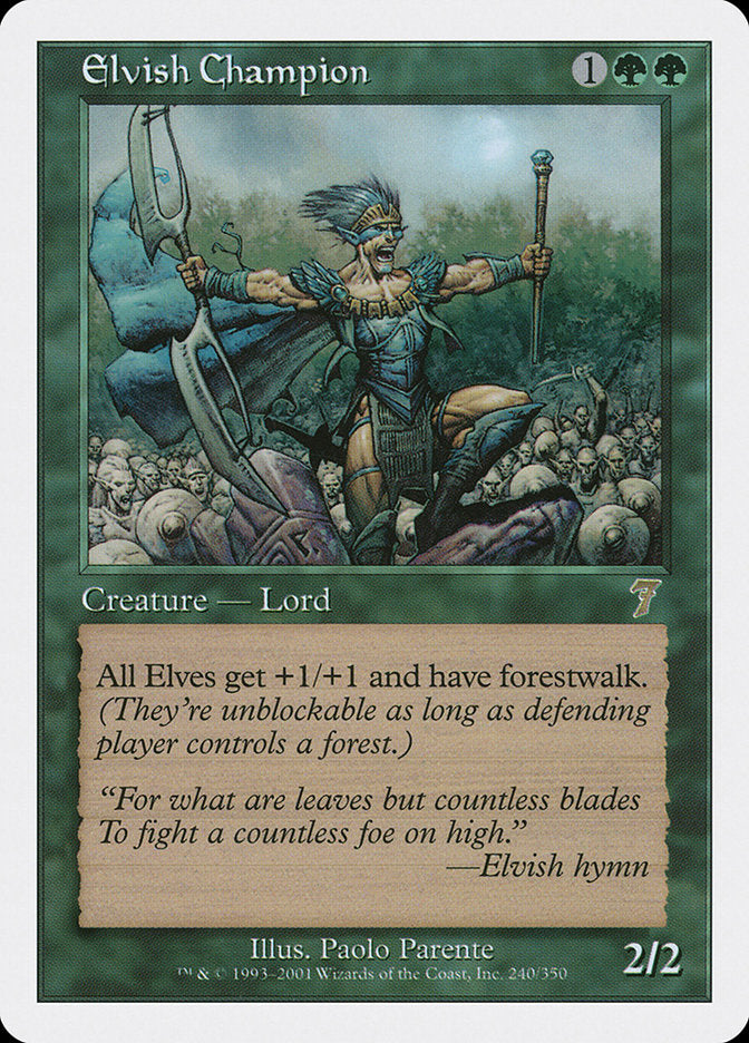 Elvish Champion [Seventh Edition] MTG Single Magic: The Gathering | Red Claw Gaming