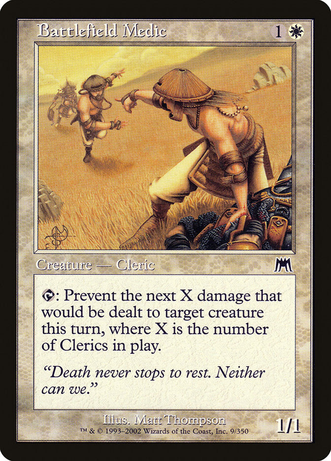 Battlefield Medic [Onslaught] MTG Single Magic: The Gathering | Red Claw Gaming