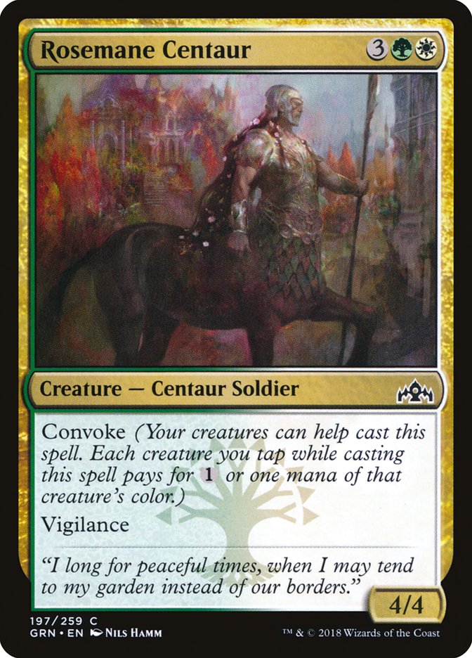 Rosemane Centaur [Guilds of Ravnica] MTG Single Magic: The Gathering | Red Claw Gaming