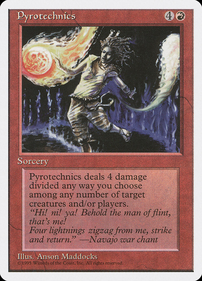 Pyrotechnics [Fourth Edition] MTG Single Magic: The Gathering | Red Claw Gaming