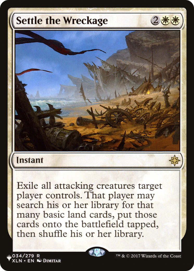 Settle the Wreckage [The List] MTG Single Magic: The Gathering | Red Claw Gaming