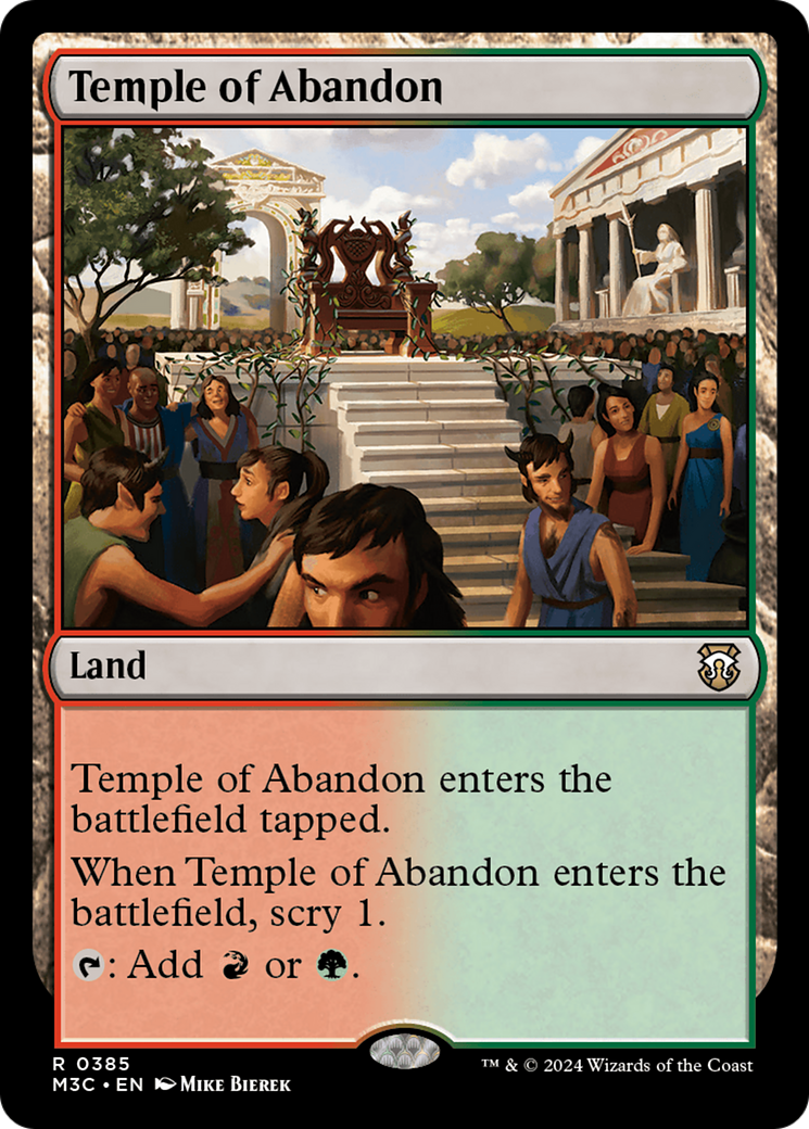 Temple of Abandon [Modern Horizons 3 Commander] MTG Single Magic: The Gathering | Red Claw Gaming