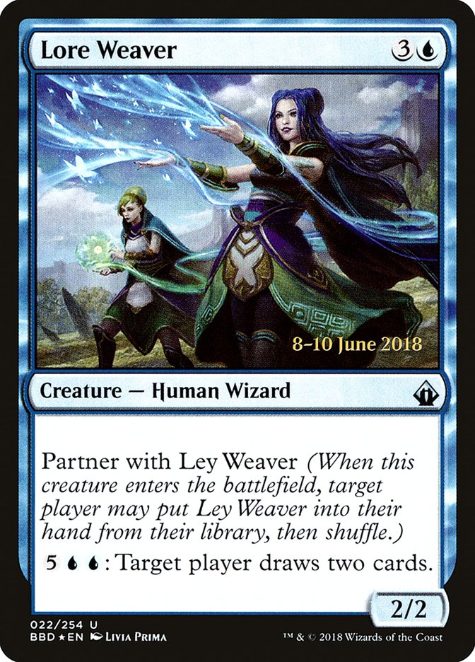 Lore Weaver [Battlebond Prerelease Promos] MTG Single Magic: The Gathering | Red Claw Gaming