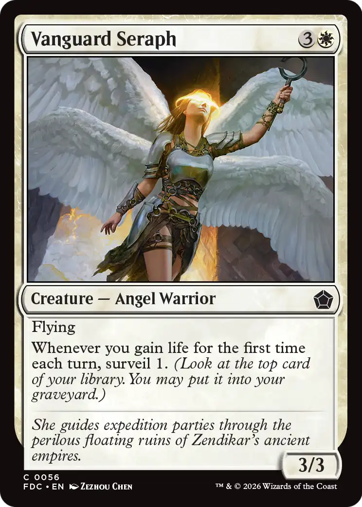 Vanguard Seraph [Foundations Commander] | Red Claw Gaming