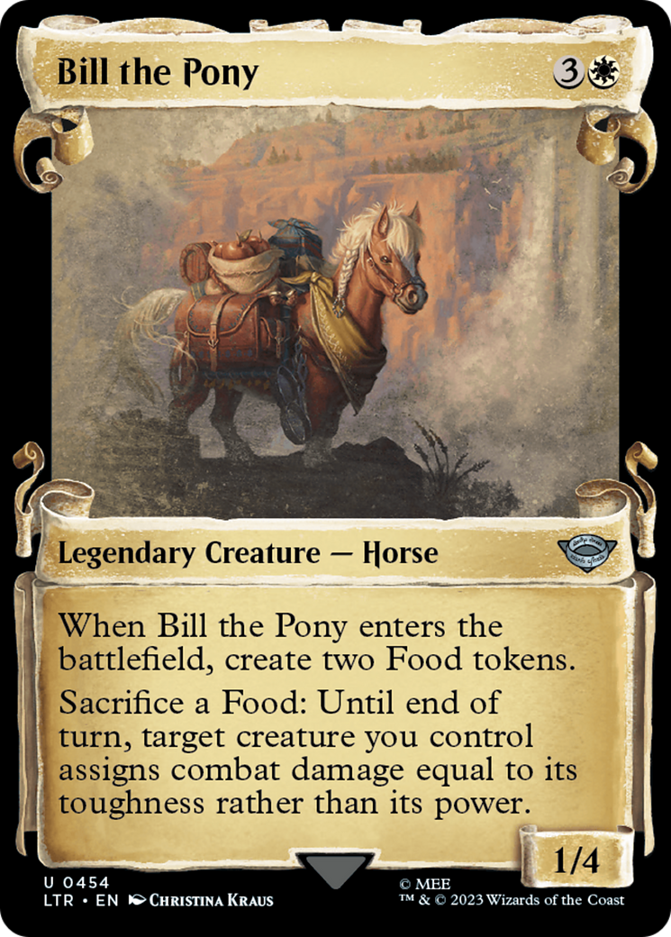 Bill the Pony [The Lord of the Rings: Tales of Middle-Earth Showcase Scrolls] MTG Single Magic: The Gathering | Red Claw Gaming