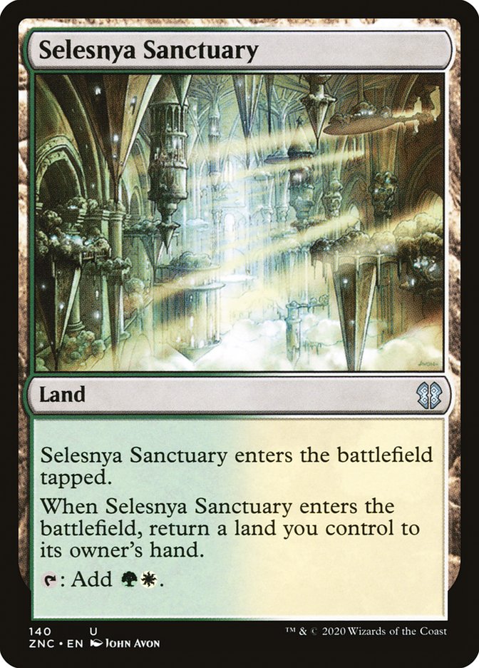 Selesnya Sanctuary [Zendikar Rising Commander] MTG Single Magic: The Gathering | Red Claw Gaming