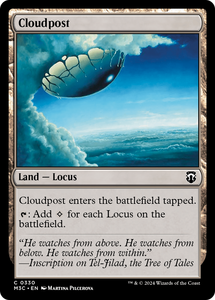 Cloudpost (Ripple Foil) [Modern Horizons 3 Commander] MTG Single Magic: The Gathering | Red Claw Gaming