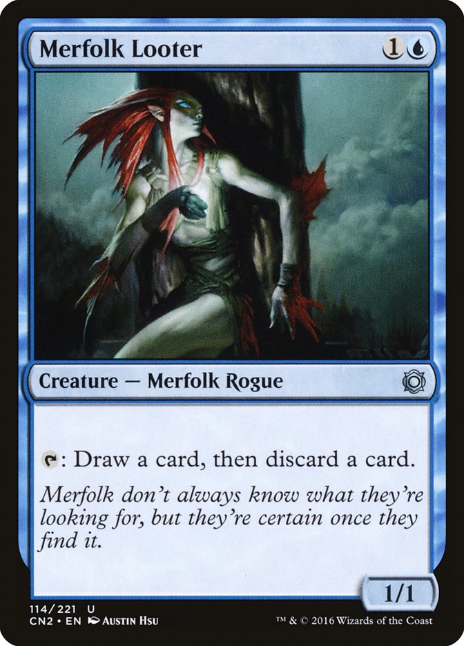 Merfolk Looter [Conspiracy: Take the Crown] MTG Single Magic: The Gathering | Red Claw Gaming