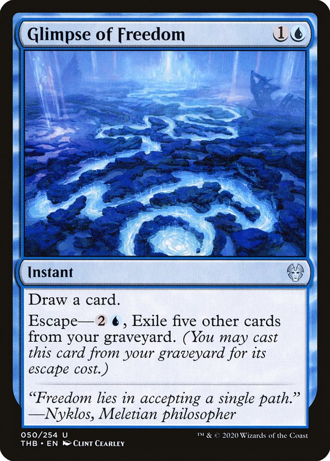 Glimpse of Freedom [Theros Beyond Death] MTG Single Magic: The Gathering | Red Claw Gaming