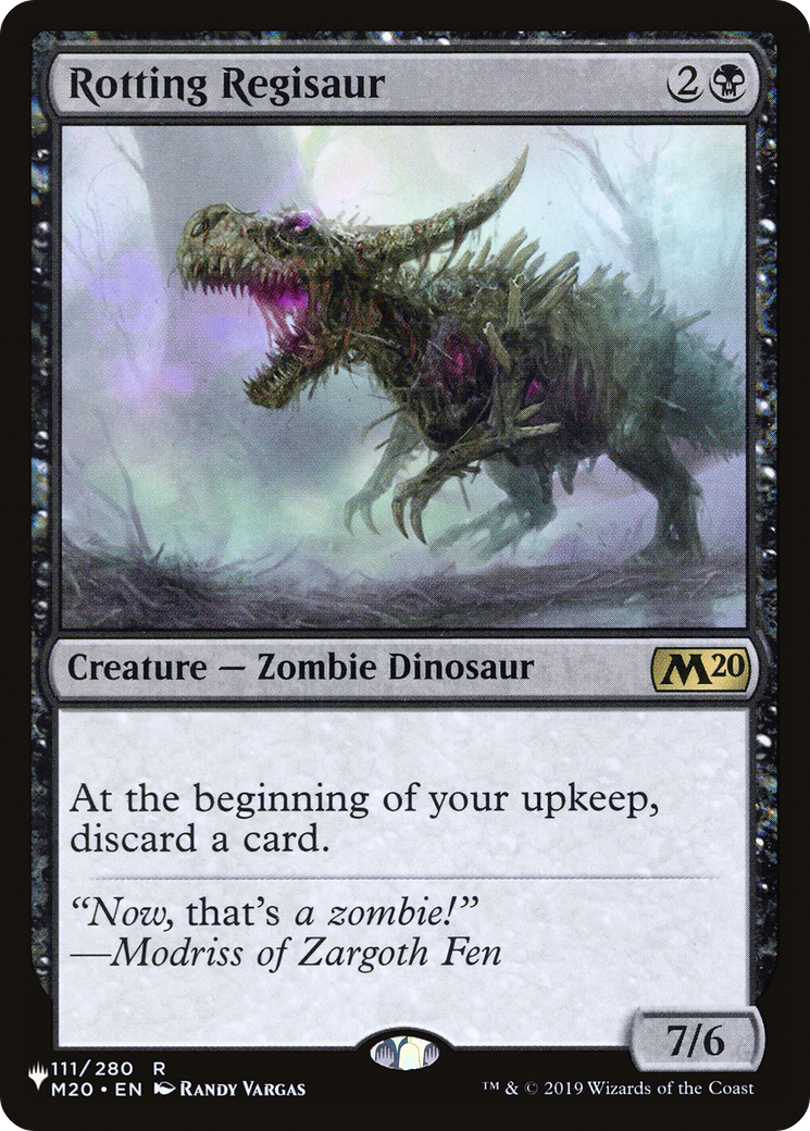 Rotting Regisaur [The List] MTG Single Magic: The Gathering | Red Claw Gaming