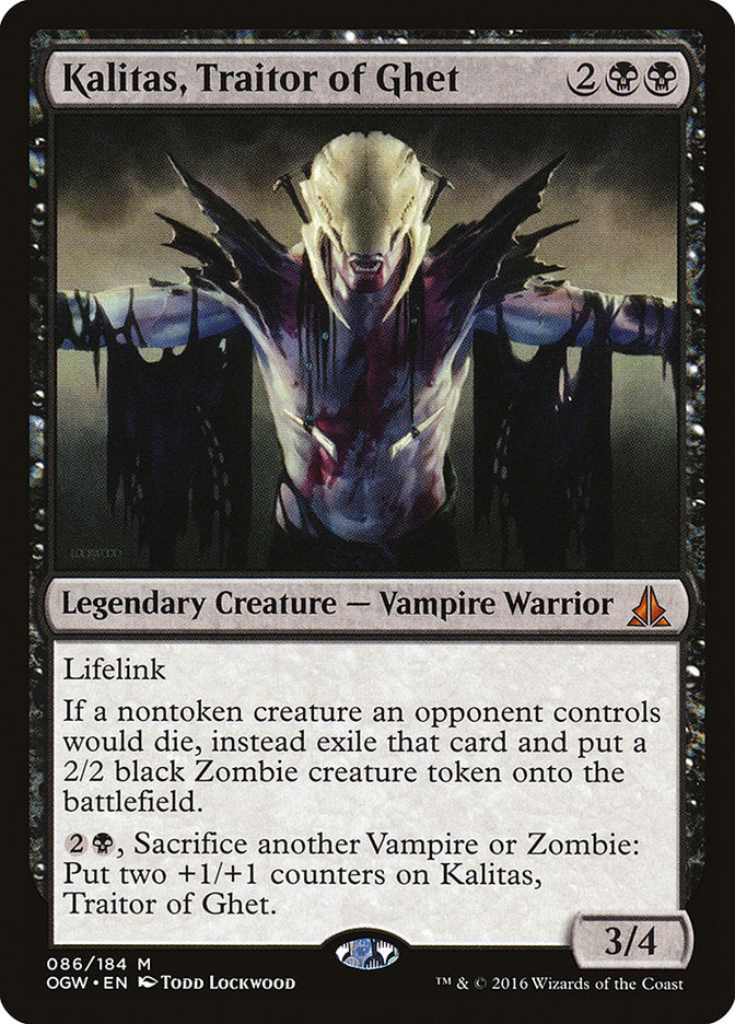 Kalitas, Traitor of Ghet [Oath of the Gatewatch] MTG Single Magic: The Gathering | Red Claw Gaming