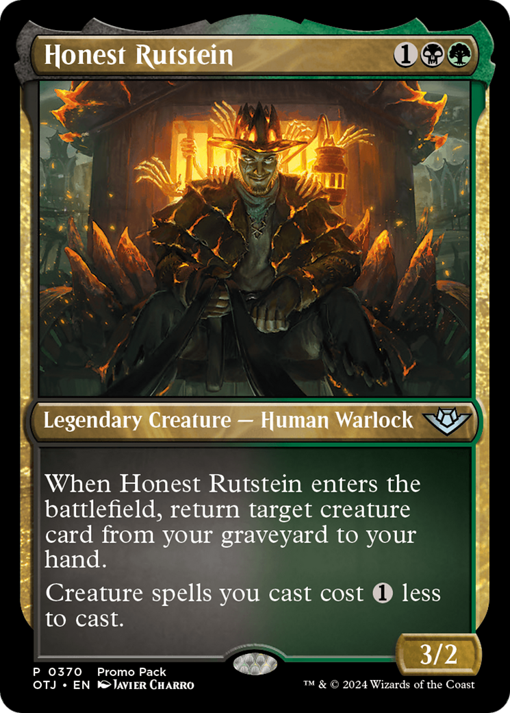 Honest Rutstein (Promo Pack) [Outlaws of Thunder Junction Promos] MTG Single Magic: The Gathering    | Red Claw Gaming