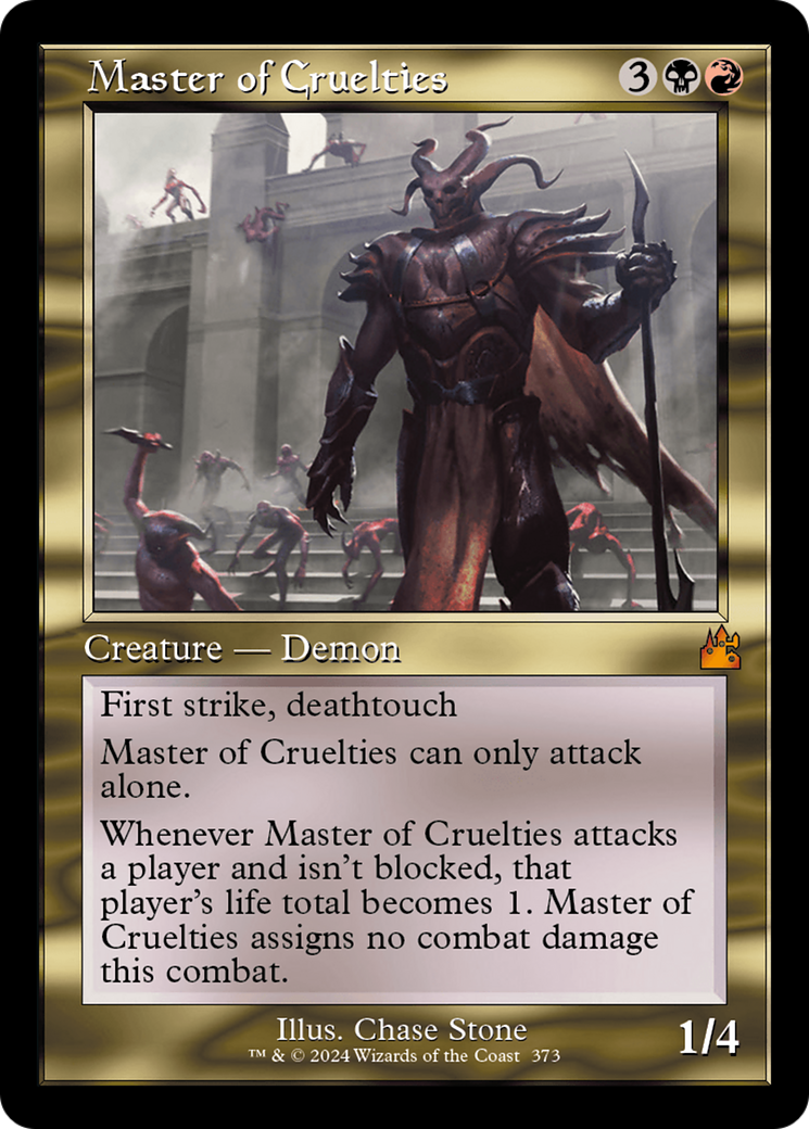 Master of Cruelties (Retro Frame) [Ravnica Remastered] MTG Single Magic: The Gathering | Red Claw Gaming