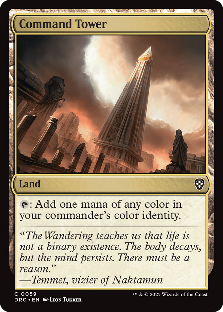 Command Tower [Aetherdrift Commander] MTG Single Magic: The Gathering | Red Claw Gaming