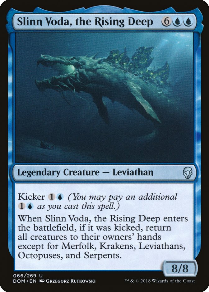 Slinn Voda, the Rising Deep [Dominaria] MTG Single Magic: The Gathering | Red Claw Gaming