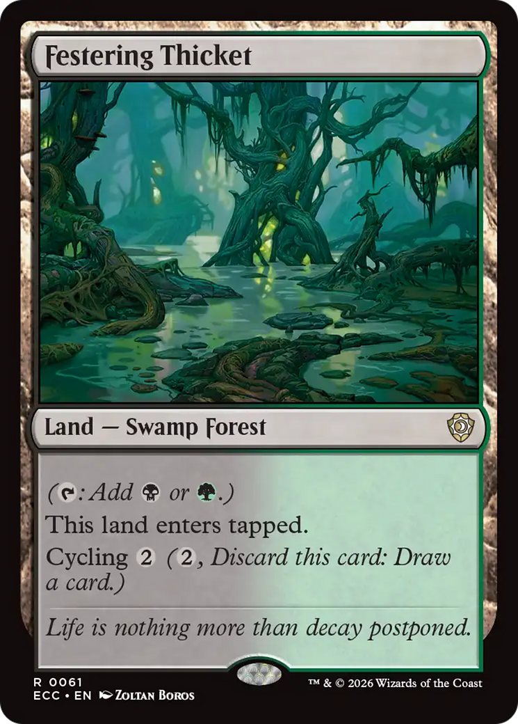 Festering Thicket [Lorwyn Eclipsed Commander] MTG Single Magic: The Gathering | Red Claw Gaming