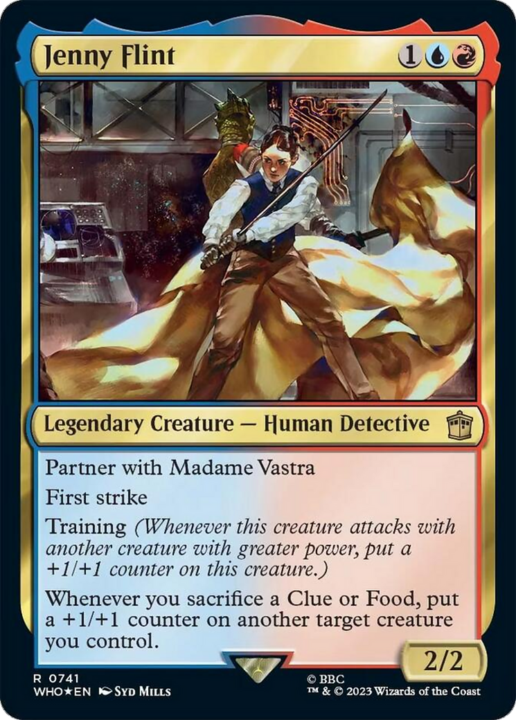 Jenny Flint (Surge Foil) [Doctor Who] MTG Single Magic: The Gathering | Red Claw Gaming