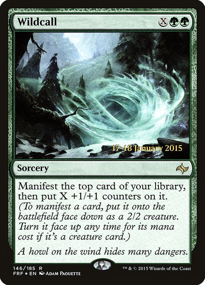 Wildcall [Fate Reforged Prerelease Promos] MTG Single Magic: The Gathering | Red Claw Gaming