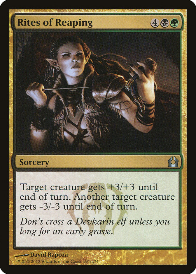 Rites of Reaping [Return to Ravnica] MTG Single Magic: The Gathering | Red Claw Gaming