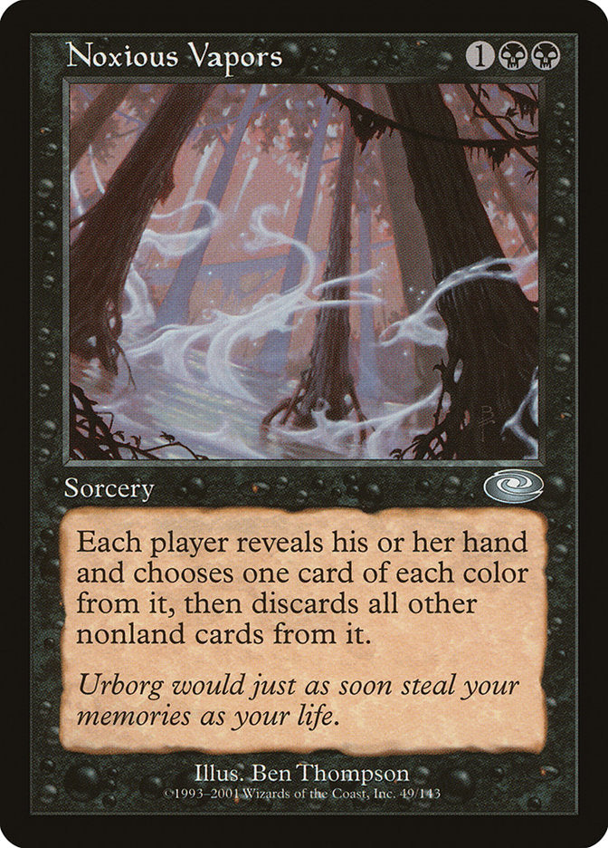 Noxious Vapors [Planeshift] MTG Single Magic: The Gathering | Red Claw Gaming