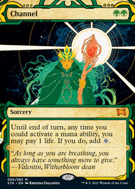 Channel (Foil Etched) [Strixhaven: Mystical Archive] MTG Single Magic: The Gathering | Red Claw Gaming