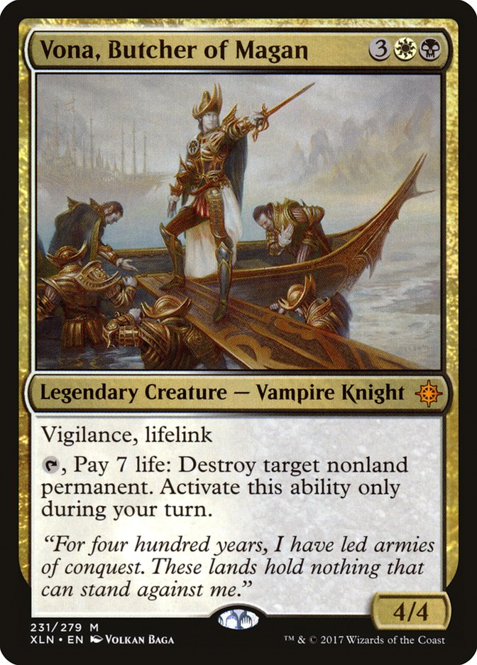 Vona, Butcher of Magan [Ixalan] MTG Single Magic: The Gathering | Red Claw Gaming
