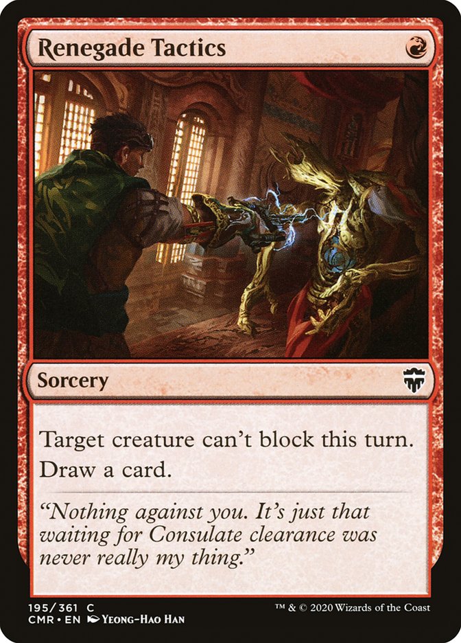 Renegade Tactics [Commander Legends] MTG Single Magic: The Gathering | Red Claw Gaming