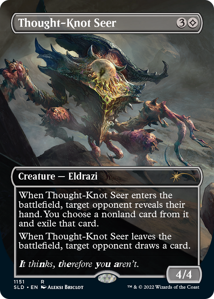 Thought-Knot Seer (1151) (Borderless) [Secret Lair Drop Series] MTG Single Magic: The Gathering | Red Claw Gaming
