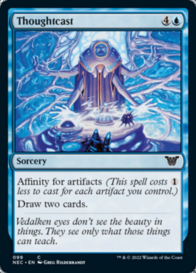 Thoughtcast [Kamigawa: Neon Dynasty Commander] MTG Single Magic: The Gathering | Red Claw Gaming
