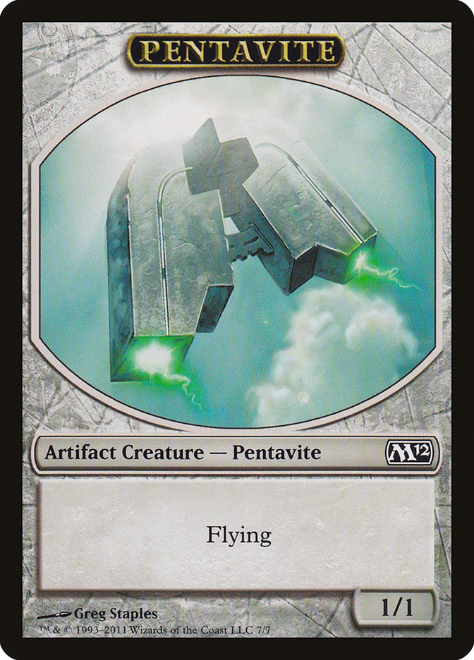 Pentavite Token [Magic 2012 Tokens] MTG Single Magic: The Gathering | Red Claw Gaming
