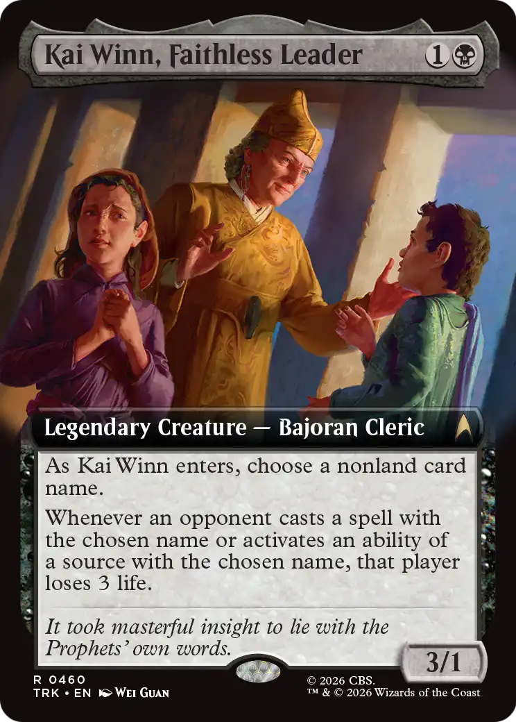 Kai Winn, Faithless Leader (Extended Art) [Star Trek] | Red Claw Gaming