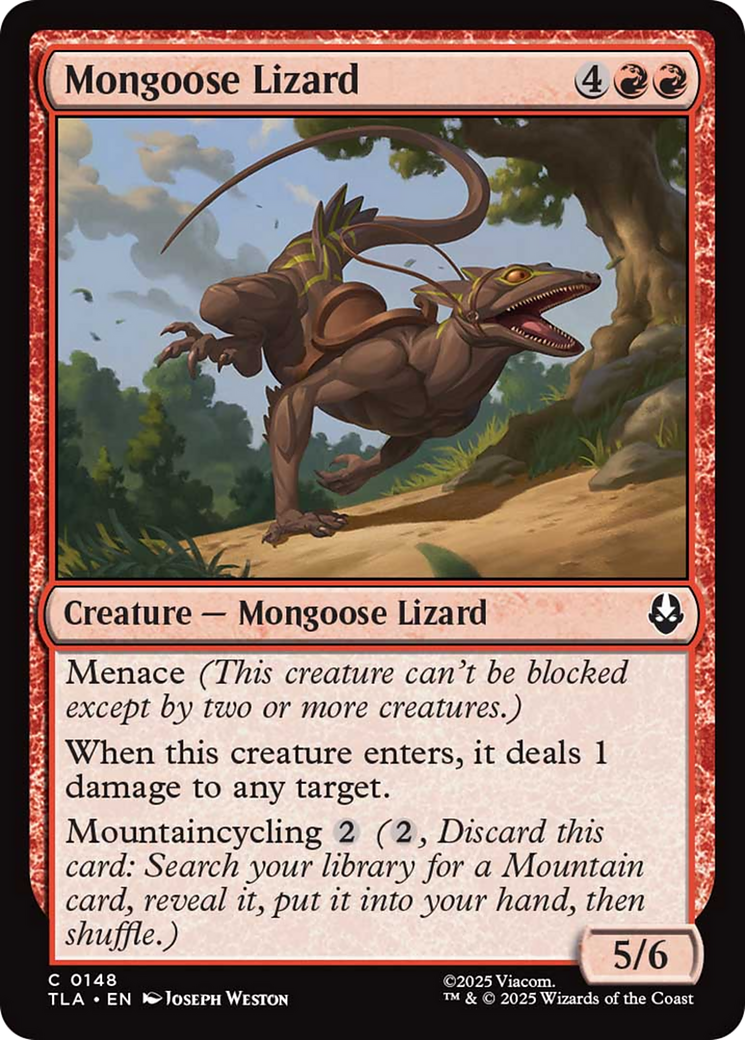 Mongoose Lizard [Avatar: The Last Airbender] MTG Single Magic: The Gathering | Red Claw Gaming