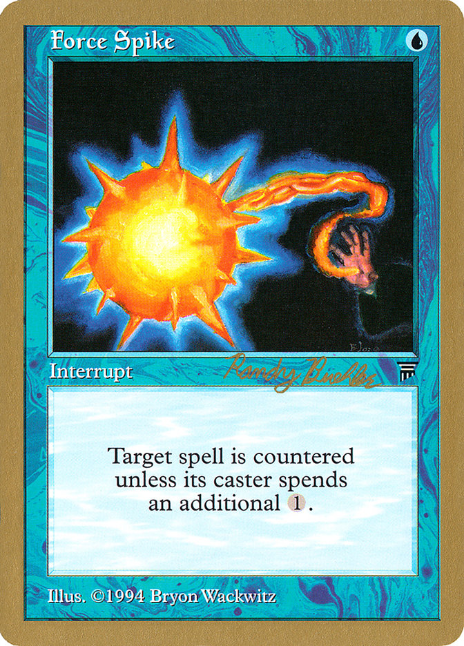 Force Spike (Randy Buehler) [World Championship Decks 1998] MTG Single Magic: The Gathering | Red Claw Gaming