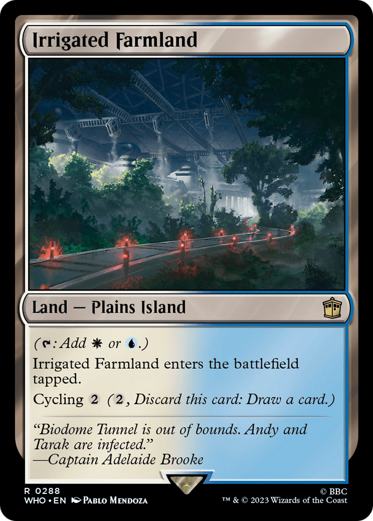 Irrigated Farmland [Doctor Who] MTG Single Magic: The Gathering | Red Claw Gaming