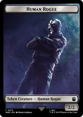 Human Rogue // Clue (0021) Double-Sided Token [Doctor Who Tokens] MTG Single Magic: The Gathering | Red Claw Gaming