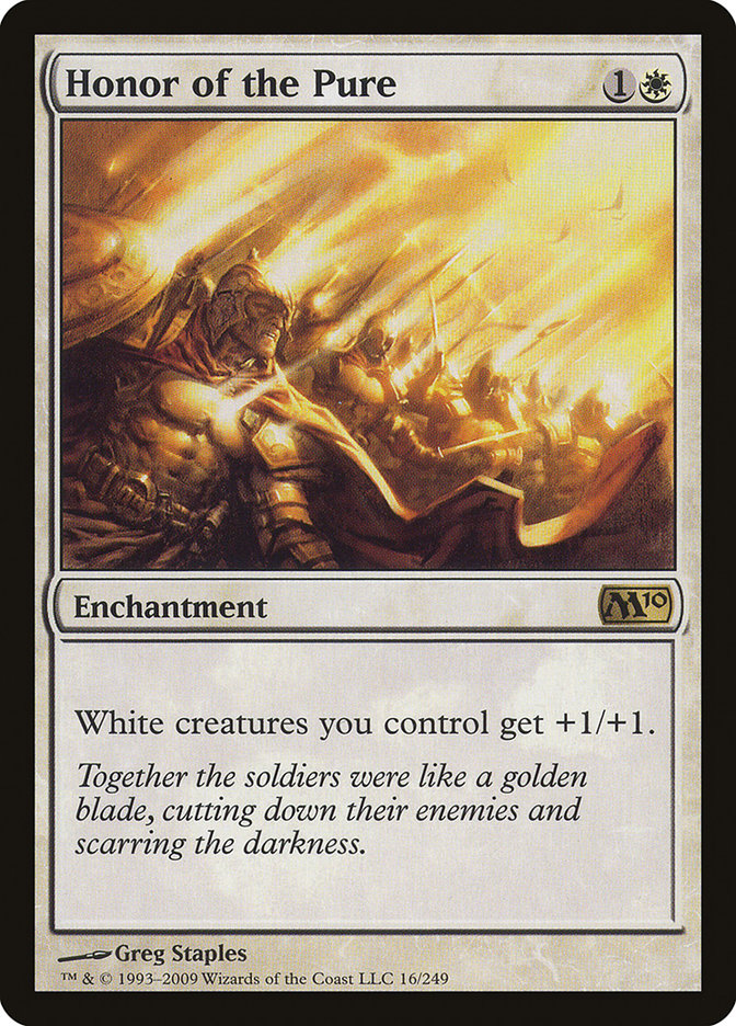 Honor of the Pure [Magic 2010] MTG Single Magic: The Gathering | Red Claw Gaming