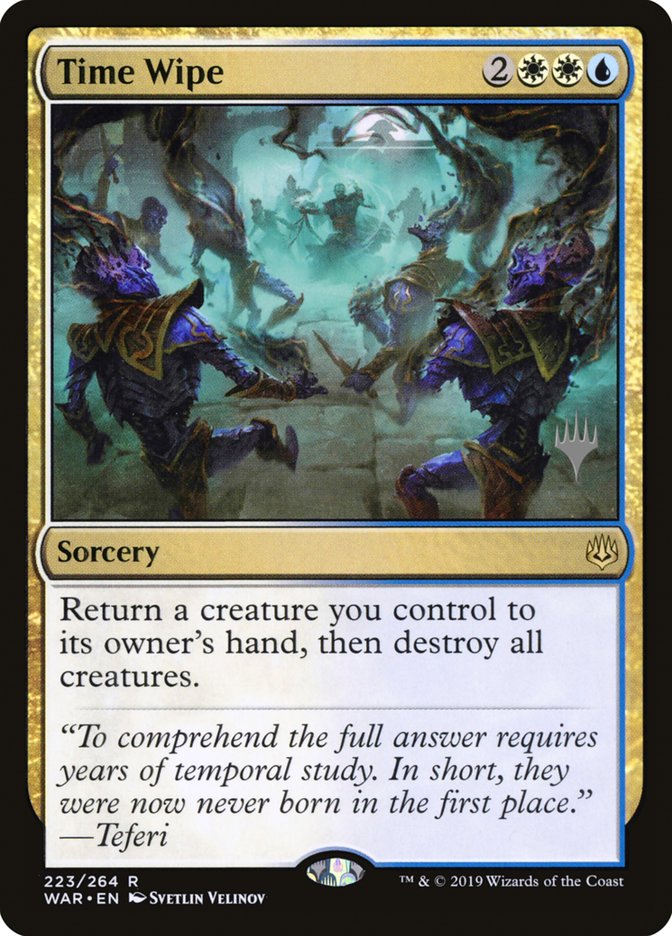 Time Wipe (Promo Pack) [War of the Spark Promos] MTG Single Magic: The Gathering | Red Claw Gaming
