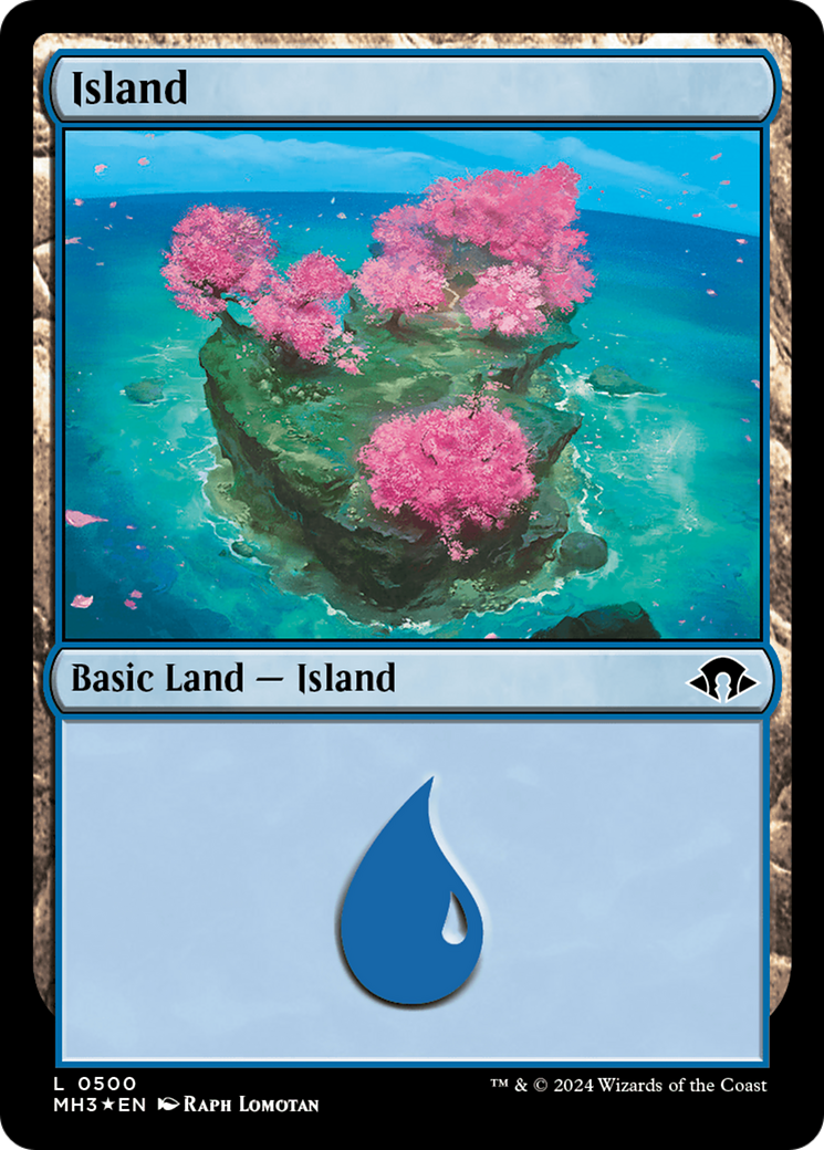 Island (0500) (Ripple Foil) [Modern Horizons 3] MTG Single Magic: The Gathering    | Red Claw Gaming