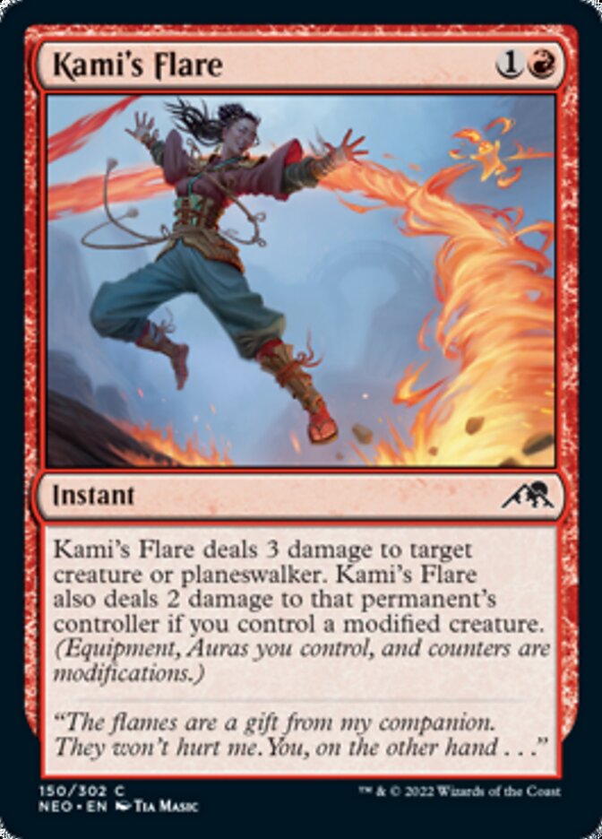 Kami's Flare [Kamigawa: Neon Dynasty] MTG Single Magic: The Gathering    | Red Claw Gaming